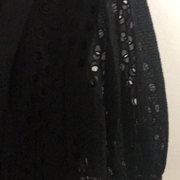 Nanette Lepore Black eyelet sundress size 6 - Picture 3 of 7